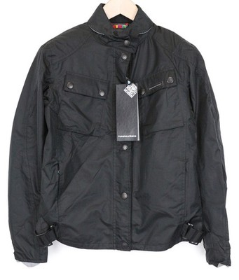 TUCANO URBANO Tina Damen Jacke L schwarz Windbreaker gefüttert Moto Einreiher