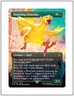 1x Traveling Chocobo, Borderless Art - 0406, Final Fantasy, Magic MTG NM