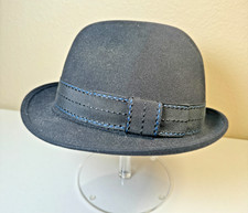 Akubra Trilby Imperial Quality Black Fedora Size 57 Pure Fur Felt - Australia