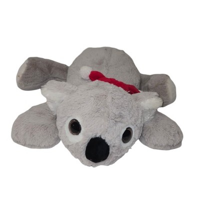 Walmart Holiday Time Plush Koala Lying Floppy Stuffed Animal Christmas Scarf 28''