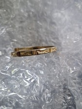 Vintage 18ct Gold Plated (R.G.P.18) Engraved Bangle / Small-Medium Wrist