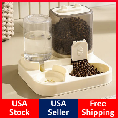 PREMIUM 2.3 L Dog Food Dispenser Automatic Water Dispenser Dog Cat Pet Gravity