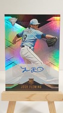 2021 Panini Chronicles Titanium Auto Josh Fleming Auto Rookie #19 Tampa Bay Rays
