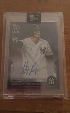 On-Card Auto Anthony Rizzo 2022 MLB TOPPS NOW /25 Purple New York Yankees
