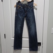 Ariat B5 Slim Girls 12 Blue Medium Wash Denim Riding Jeans Cotton