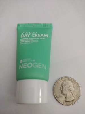NEOGEN Vita Duo Day Cream Green Tea & Vitamin C 15 ml / 0.50 fl oz NEW