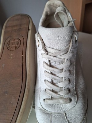 Massimo Dutti Leder Sneaker Sport Schuhe weiß Gr. 40,5 unisex