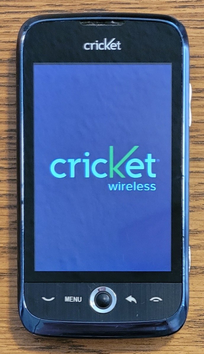 Cricket Ascend M860 - Blue and Silver ( CDMA ) Very Rare