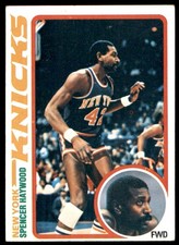 1978-79 TOPPS SPENCER HAYWOOD NEW YORK KNICKS #107 EX