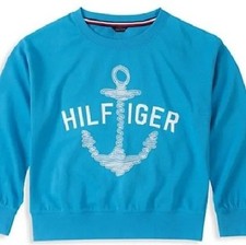 Tommy Hilfiger Girl's Sweatshirt with Anchor logo-NWT