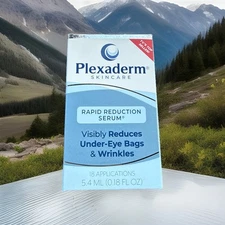 Plexaderm Skin Care Rapid Reduction Serum Bags & Wrinkles 18 applications .18oz