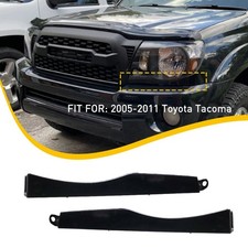 2x Front Bumper Headlight Filler Trim Panel Set For 2005-2011 Toyota Tacoma