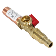 1 Pack XFITTING Washing Machine Outlet Valve, 1/2" Pex A x 3/4" MHT, Red