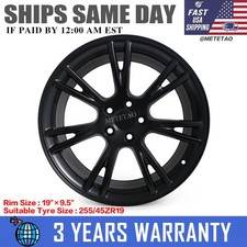 Black 19 X 9.5 Replacement Wheel Rim 118822200b For Tesla Model Y 2020-2025