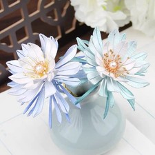 Hand hairpin brooch deco mulberry silk thread wrapping flower DIY material kits