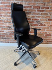 Dynamic Onyx Black Ergonomic Office Chair with Armrests Adjustable Height
