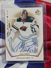 Cam Talbot Sp Authentic auto limited 2021-22