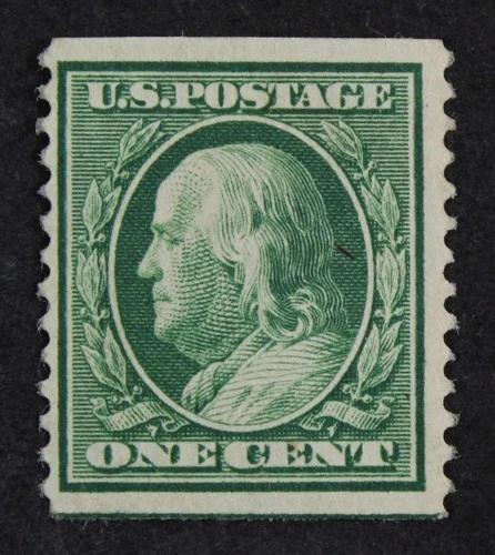 CKStamps: US Stamps Collection Scott#352 1c Franklin Unused Regum 24 1/2mm