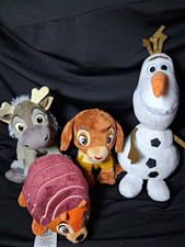 Disney Frozen Plush Stuffed Animal Lot of 4 incl Olaf Small 6-14" 2017