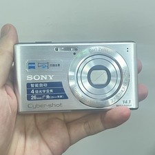 Sony Cyber-Shot DSC-W530 14.1 MP 4x Optical Zoom Silver 90 new 720p HD Video
