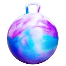 22Inch Bouncy Hopper Ball for Kids 10 , Fun Exercise Toy with Handle