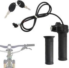 EBike Full Twist Throttle, 3-Pin Universal Throttle Grip with Waterproof