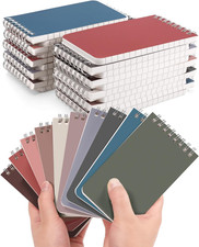 Small Top Spiral Notebooks Bulk 3X5 Inch, 30 Packs Pocket Notepad, Mini