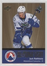 2022-23 Upper Deck AHL AHL All-Rookie Team Gold 3/25 Jack Rathbone #AR-2 a3q