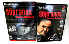The Sopranos: Road to Respect (Sony PlayStation 2, 2006) Limited Edition NO BOOK