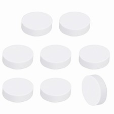 8 Pcs Single Sided Speaker Isolation Feet Pads, 35mmx10mm Foam Base Pad, White