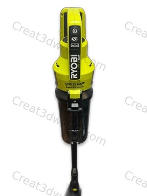 Wall Mount Holder for Ryobi ONE+ HP Vacuum, White Plastic Bracket