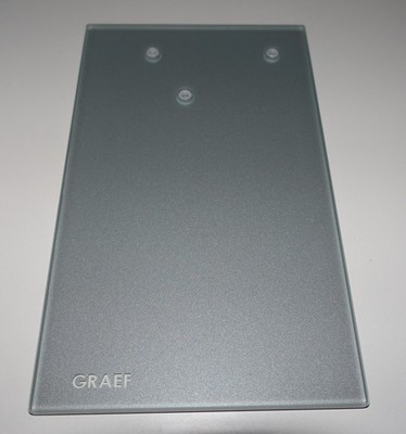  Original Graef Glasbodenplatte für EVO und SKS320 silbergrau