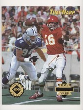 1995 Collector's Edge Time Warp Giant Len Dawson Charles Haley #14 HOF 0q3