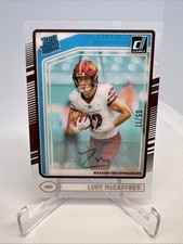 Luke McCaffrey /17 Rated Rookie Auto Clearly