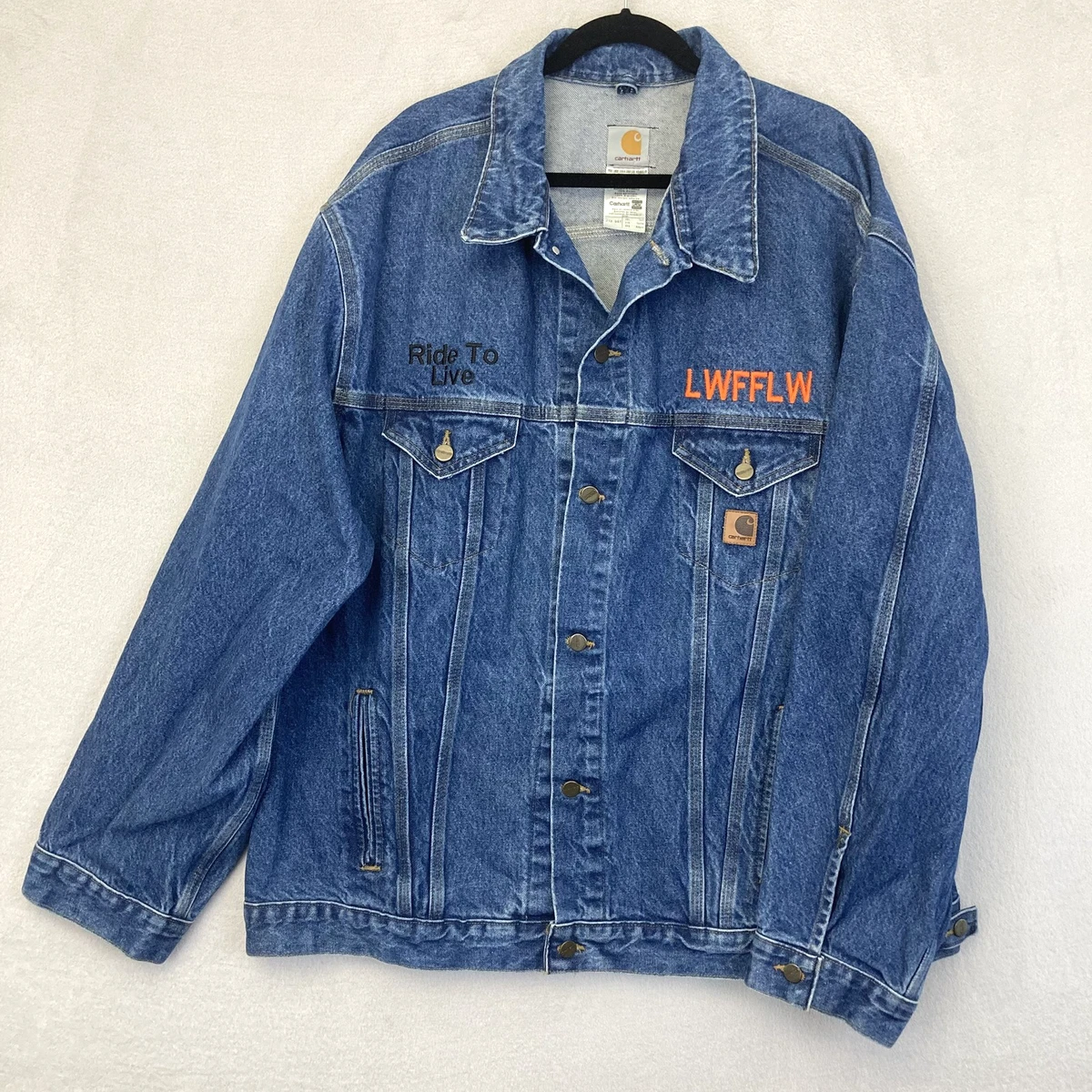 Carhartt Denim Big & Tall Coats, Jackets & Vests for Men for Sale