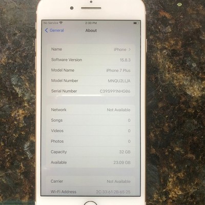 Apple iPhone 7 Plus (32GB) Fully Unlocked Choose Colors (GSM) WIFI LTE