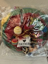 NEW 22 Assorted Interactive Cat Toys Set W/Catnip pillow, balls,feathers,tunnel