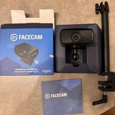 Elgato Facecam MK.2 1080p60 HDR Webcam 20WAC9901 w/ Desk Clamp Arm Box