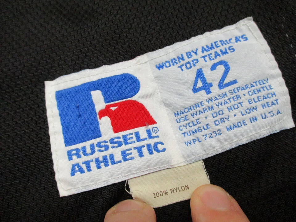Vintage Pacific Lutheran Lutes Jersey Mens 42 Russell Athletic Made USA 90s - Image 4 of 4