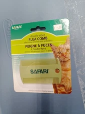 Safari Double Sided Flea Comb Pet Grooming for Dog, Puppy, Cat, Kitten