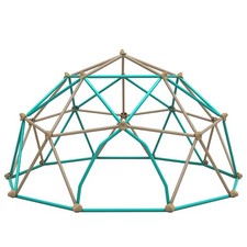 12ft Climbing Dome Kids Play Gym, 1000 lb Capacity - Rust-Resistant