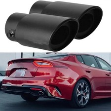 For Kia Stinger Gt 2pcs Stainless Steel Exhaust Pipe Tail Muffler Tip