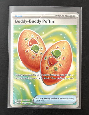 Buddy-Buddy Poffin 167/132 Ultra Rare Me01: Mega Evolution Holo