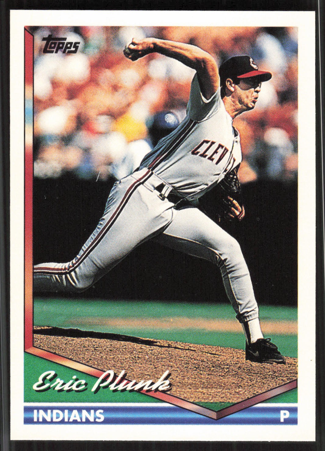 Eric Plunk, 1994 Topps, #577, Cleveland Indians,