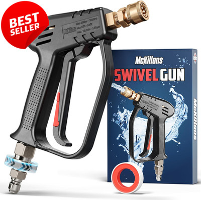 High Pressure Washer Gun Short Swivel 3/8'' Plug 1/4'' Quick Connect - US