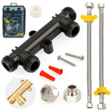 Upgraded WP596816 Hot Water Recirculating Pump Sensor Valve Kit,New Copper Finis