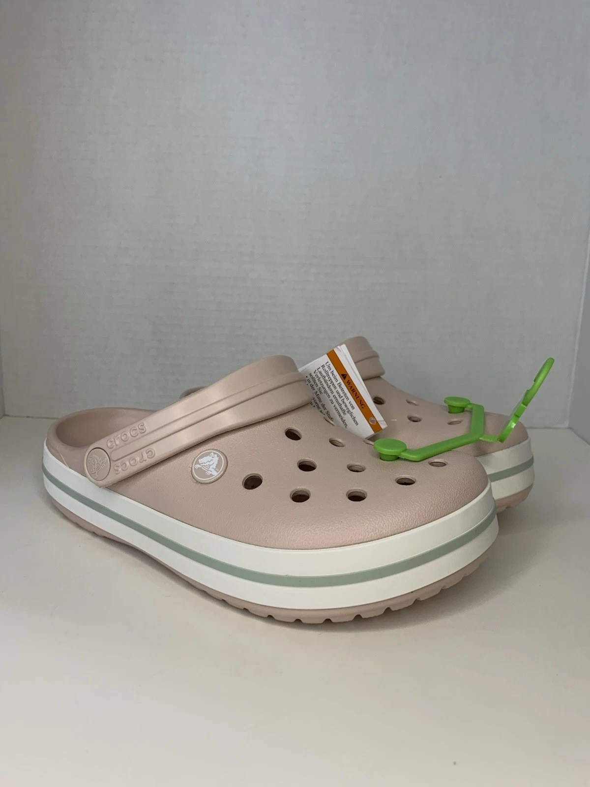 Crocs Unisex Adult Crocband Clog, Quartz, Size 4 Men, 6 Women, 11016-6UR, NEW