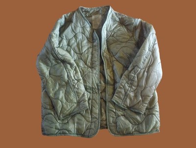 NEW MILITARY ISSUE M-65 FIELD JACKET LINER QUILTED COAT LINER SMALL USA MADE