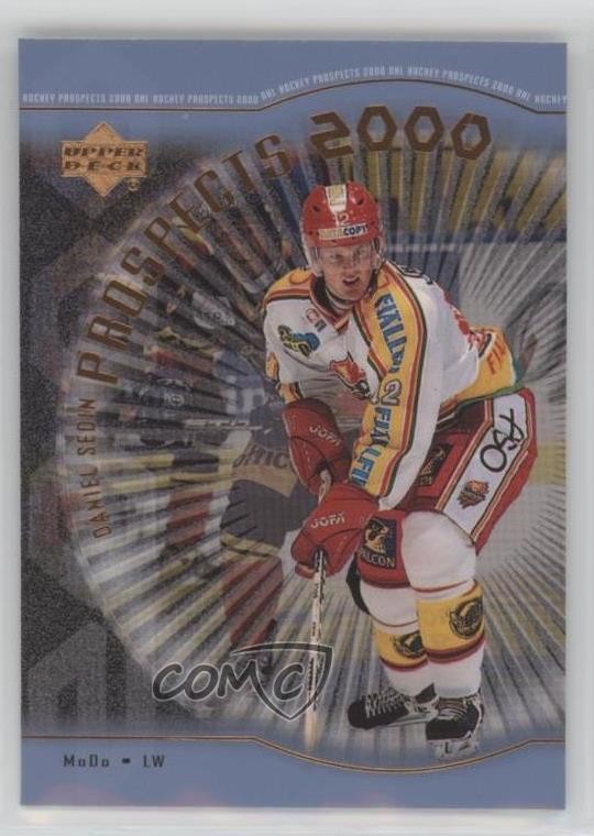1999-00 Upper Deck Prospects 2000 Daniel Sedin #307 HOF 1o3