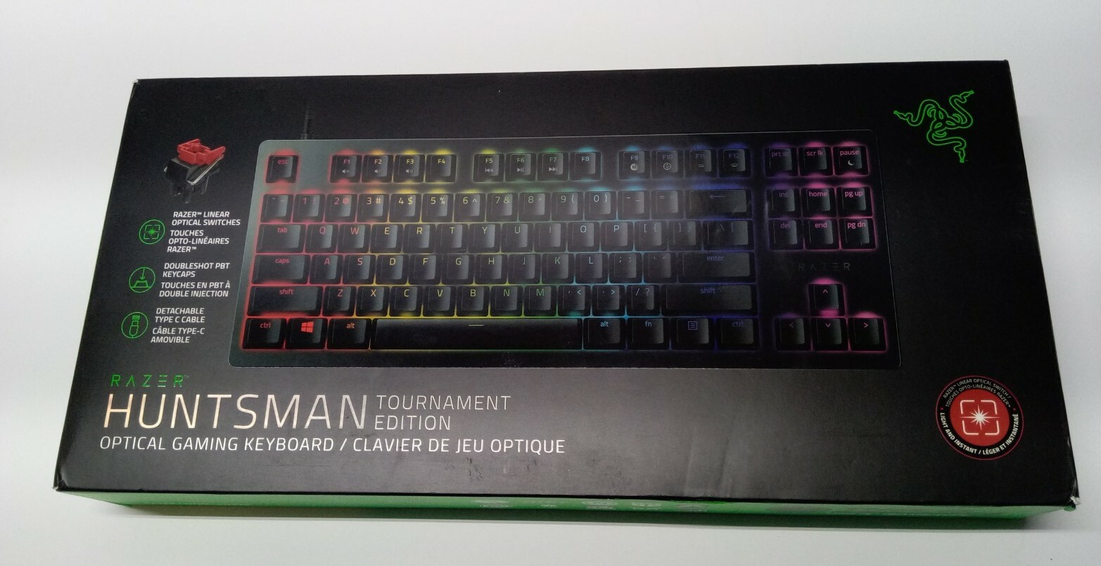 Razer Huntsman Tournament Edition Tkl Gaming Keyboard For Sale Online Ebay